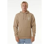Ripcurl Men's Rip Curl Mens Search Icon Fleece Pullover Hoodie - Brown - Size: 40