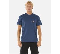 Ripcurl Men's Rip Curl Mens Surf Paradise Badge Update Short Sleeve T-Shirt - Navy