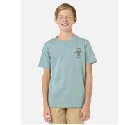 Ripcurl Rip Curl Kids Search Icon Short Sleeve Crew Neck T-Shirt - Blue