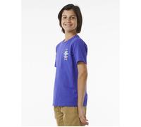 Ripcurl Rip Curl Kids Search Icon Short Sleeve Crew Neck T-Shirt - Purple