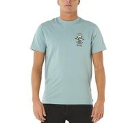 Ripcurl Men's Rip Curl Mens Search Icon Short Sleeve Crew Neck T-Shirt - Blue - Size: 40/Regular