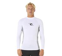 RIP CURL Mens Waves UPF Performance Long Sleeve Rash Vest Top - Black - UV Sun Protection and SPF Properties