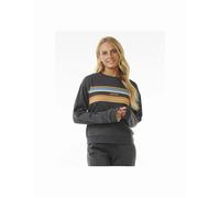 Ripcurl Women's Rip Curl Womens High Tide Surf Crew Neck Sweatshirt - Black