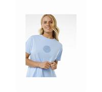 Rip Curl Icons Of Surf Relaxed Short Sleeve T-shirt Blue M Woman