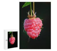 Ripe Raspberry on The Vine Adult Puzzle, 1000 PCS, Relaxing Jigsaw Activity, A Satisfying Project for Experienced Puzzlers, at Home