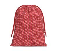 Ripe Watermelon Slice Print Gift Drawstring Bag Holiday Party Wedding Birthdays Wrapping Seasonal Celebrations