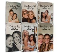 Ripeng 6 Pack Bridesmaid Proposal Gift Magnetic Picture Frame 4 x 6 Inch Double-sided Acrylic I Can't Say i Do Without You Bridesmaid Gift for Bridal Shower Women Bachelorette Party Supplies