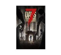 RIPEX Classic Popular Game Cover 7 Days to Die Canvas Poster Wall Art Decor Print Picture Paintings for Living Room Bedroom Decoration Unframe-style 12x18inch(30x45cm)