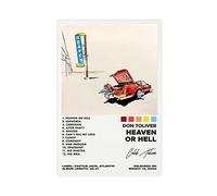 RIPEX Don Toliver Poster Heaven Or Hell Album Cover Poster Canvas Poster Bedroom Decor Sports Landscape Office Room Decor Gift Unframe-style 08x12inch(20x30cm)