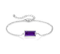 RIPFEVURN Bar Cremation Jewelry Urn Bracelet for Ashes for Women Small Glass Cube Memorial Ashes Keepsake Link Bracelet, M, Stainless Steel, no gemstone