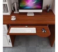 Ripiano Estraibile Premium per Tastiera - Tavolo da Studio o in Legno Robusto, Poggiapolsi per Ufficio e Casa, Allevia la Fatica e Ottimizza lo Spazio.