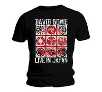 Ripleys Clothing David Bowie 'Live in Japan' T-Shirt (Medium) Black