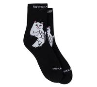 RIPNDIP - Lord Nermal Black - Socks - black - Onesize - 68% Cotton, 30% Polyester, 2% Elastane Onesize