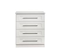 Ripon 4 Drawer Chest In White Ash (Ready Assembled)