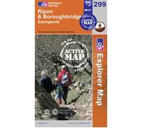 Ripon & Boroughbridge OS Explorer Map Active 299
