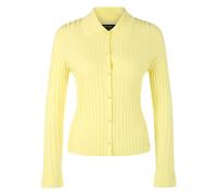 Ripp-Cardigan aus Viskosestretch - female - Marc Cain - Cardigans - Yellow - L - Knitwear L