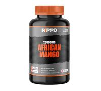 RIPPD African Mango 20800mg 60 Capsules - High Strength Vegan Supplement | Supports Metabolism, Energy & Weight Management | Premium Quality Made in The UK