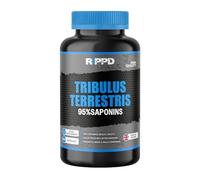 RIPPD Tribulus Terrestris 850mg 240 Vegan Capsules - High Strength 95% Saponins | 10:1 Extract Equivalent to 8500mg Raw Herb | Natural Tribulus Supplement Made in UK
