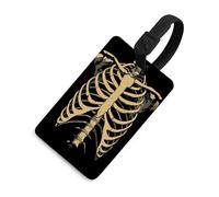 Ripped and Tattered Skeleton Luggage Tag Travel Bag Suitcase Baggage Name Tags