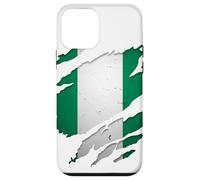 Ripped Effect Nigeria Flag Map Patriotic Nigerian Case for iPhone 12 mini