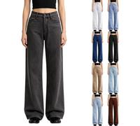 Ripped Jeans Womens Plus Size high Waisted,Jeans for Women Low Waist Grey