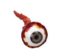 Ripped Out Eyeball - Latex Scary Blood Eyeballs for Haunted House | Bright Colors Simulation Halloween Horror Props Craft Eyes | Realistic Human Eyeball Prop | Eyeball Props for Homes & Parties