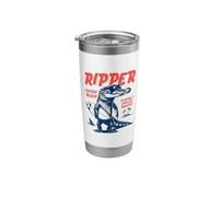 Ripper Alligator Surfer Florida Cocoa Beach Stainless Steel Insulated Tumbler
