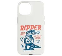 Ripper Crocodile Surfer Australia GoldCoast Down Under Case for iPhone 15