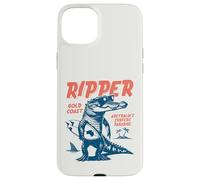 Ripper Crocodile Surfer Australia GoldCoast Down Under Case for iPhone 15 Plus