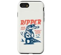 Ripper Crocodile Surfer Australia GoldCoast Down Under Case for iPhone SE (2020) / 7/8