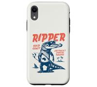 Ripper Crocodile Surfer Australia GoldCoast Down Under Case for iPhone XR