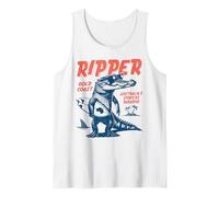 Ripper Crocodile Surfer Australia GoldCoast Down Under Tank Top
