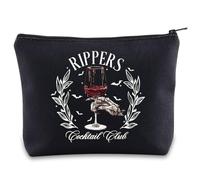Rippers Cocktail Club Makeup Bag Spooky Season Gifts Cursed Cocktail Gift Halloween Vampire Zipper Bag (Rippers Cocktail UK)