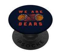 Ripping Bear Claws Graphic With Words We Are Bears PopSockets Adhesive PopGrip