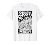Rippit Stoner Frog Funny Weed Marijuana Pot Smoker 420 Value Graphic T-Shirt