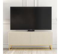 Ripple 100cm TV Unit - Cashmere Modern Fluted Design