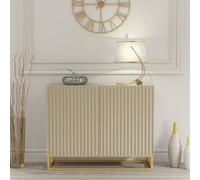 Ripple Cashmere 100cm Sideboard- Modern Fluted Design
