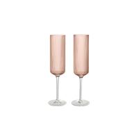 Ripple Champagne Flute Set of 2 Blush