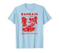 Ripple Junction Bahrain Grand Prix 2004 T-Shirt, Men, Baby Blue, Medium