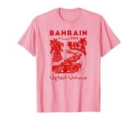 Ripple Junction Bahrain Grand Prix 2004 T-Shirt, Men, Pink, Large