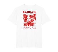 Ripple Junction Bahrain Grand Prix 2004 T-Shirt, Men's Big and Tall, White, 3X Tall