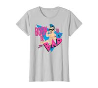 Ripple Junction Born to be Bad Mohawk Baby T-Shirt, Women, Silver Grey, Medium