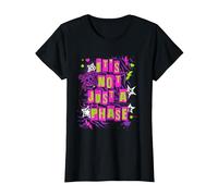 Ripple Junction It’s Not Just a Phase Scene Kid T-Shirt, Women, Black, Small