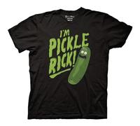 Ripple Junction Men's Rick and Morty I'm Pickle Rick T-Shirt Medium Black