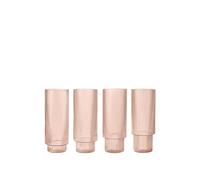 Ripple Long Drink Glass Set of 4 Blush