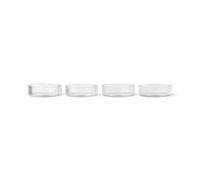 Ripple Serving Bowl Set of 4 Clear