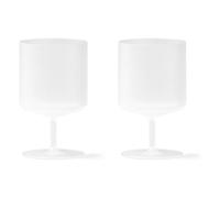 Ripple wine glasses - Set of 2 White one size