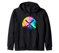 Ripple XRP Coin Moon XRP Army Crypto Cryptocurrency XRP Zip Hoodie