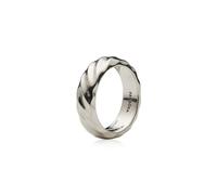 Rippled Wide Band Ring - female - Pandora - Rings - Gray - 52 MM - Accessories 52 MM