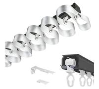 Ripplefold Curt k SetWy Sliding Aluminum Rail for Living Room & Bedroom Ideal Room Divider for Single Opening Curts
